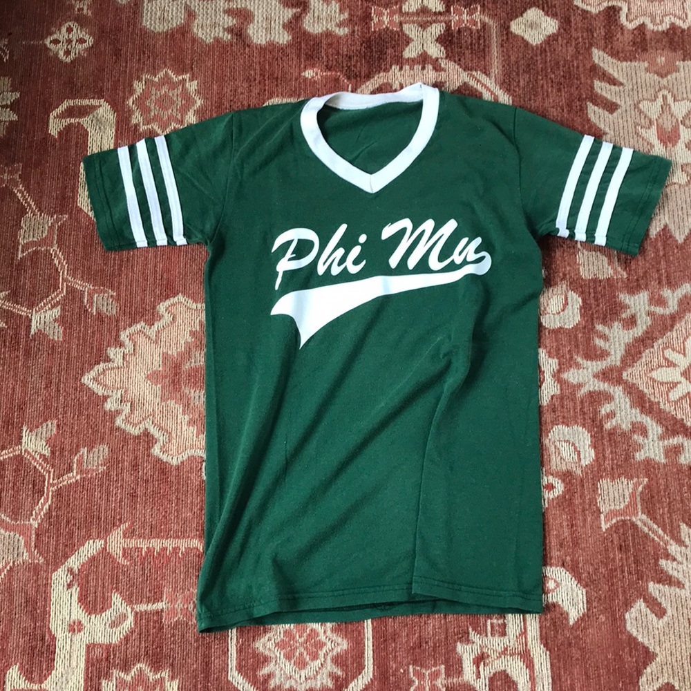 Phi Mu t-shirt, graphic tee, size Small.